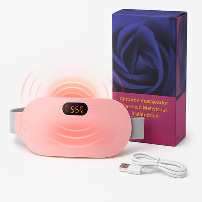 Cinturón masajeador Térmico Menstrual Inalámbrico