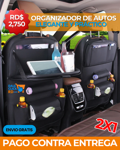 Organizador de Auto Elegante y Práctico 2X1