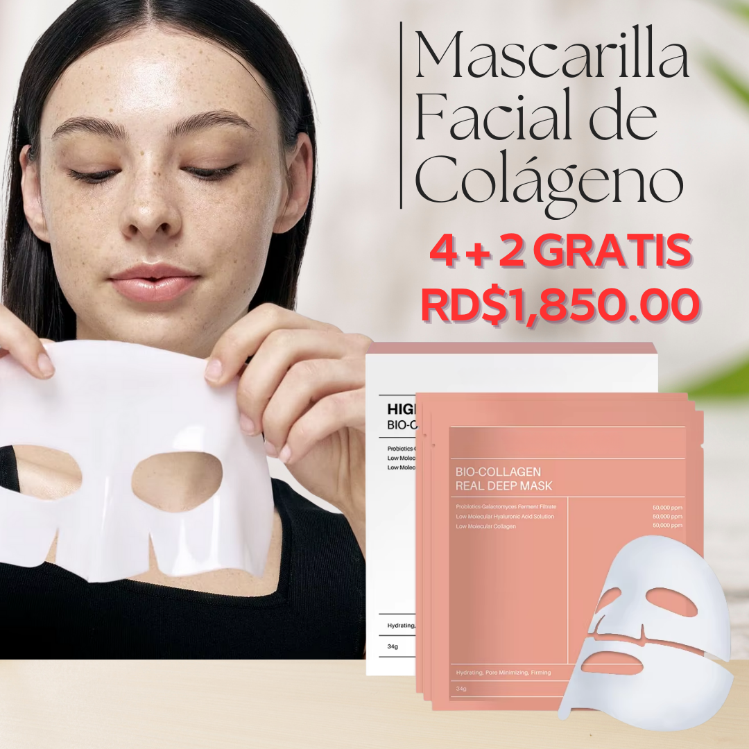 Mascarilla Facial de Colágeno | Uso Nocturno