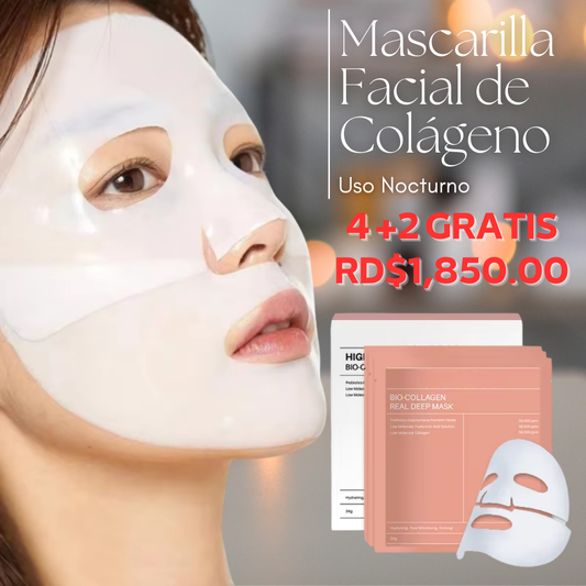 Mascarilla Facial de Colágeno | Uso Nocturno