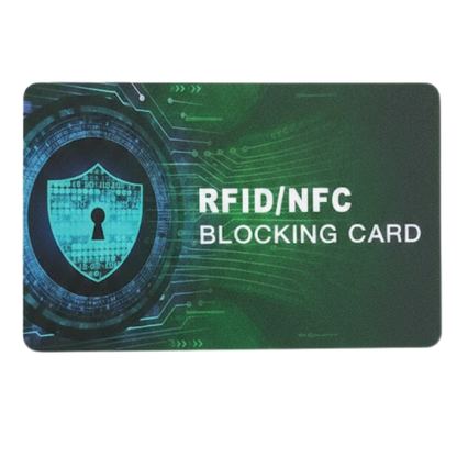 Tarjeta Bloqueadora RFID 🔒– Protección Invisible para tu Billetera